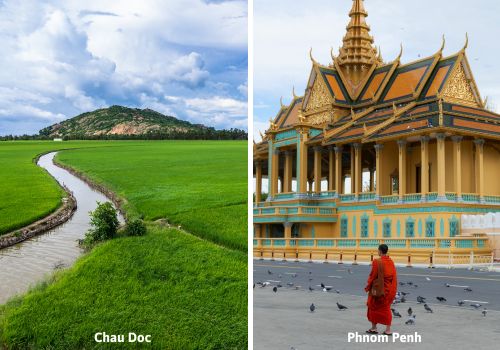 How to get from Chau Doc to Phnom Penh?