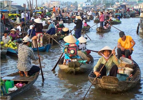 cai rang floating market can tho