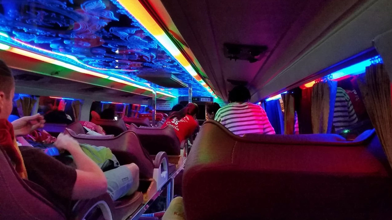 The spacious in the sleeper bus may be quite tiny