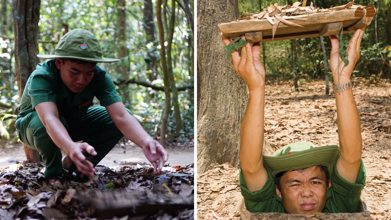 The art of concealment of the Viet Cong during the war